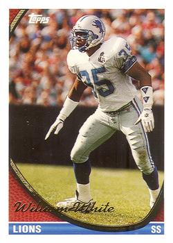William White Detroit Lions 1994 Topps NFL #423